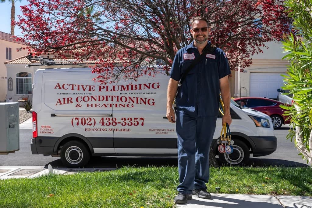 Active Plumbing - licensed technician and service van in Las Vegas